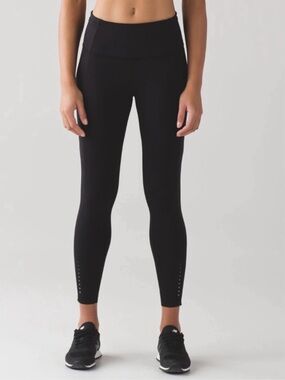 lululemon Black Fast and free Leggings